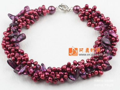 紫紅色珍珠項鏈 時尚飾品中的典雅之選